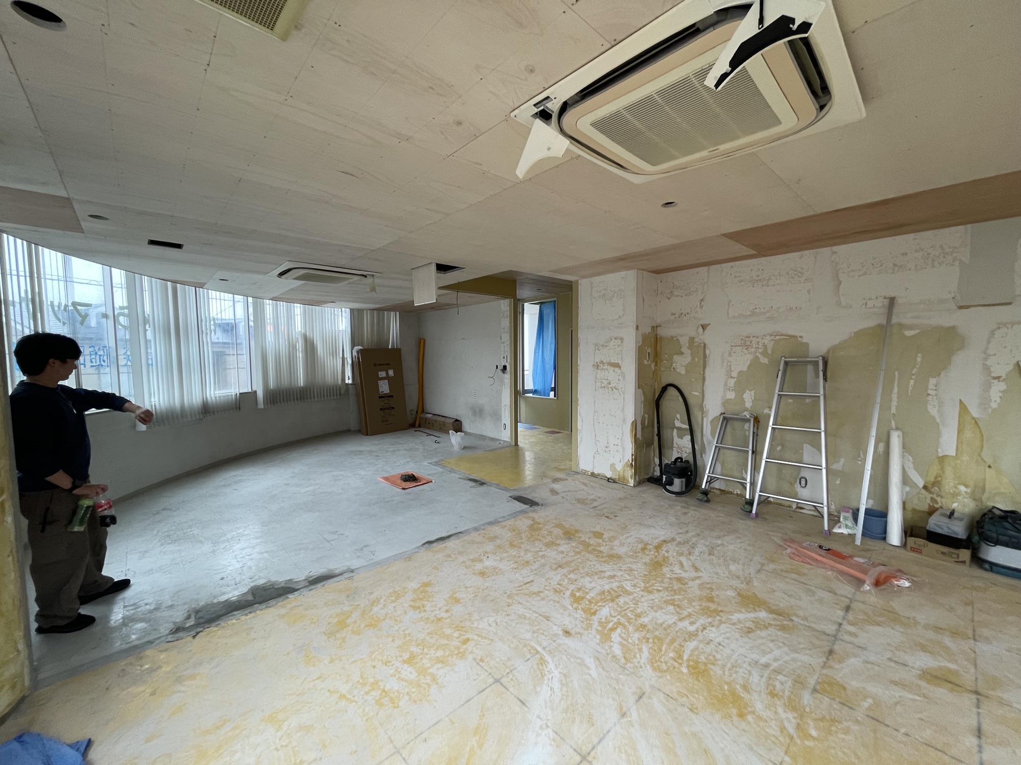 店舗改修現場